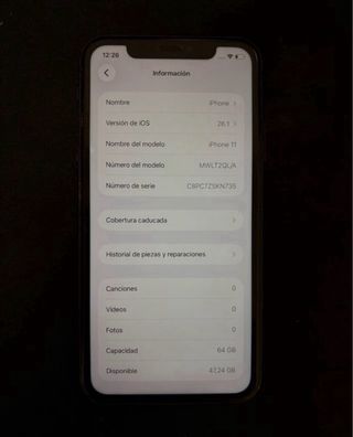 iPhone 11 64 GB Space Gray