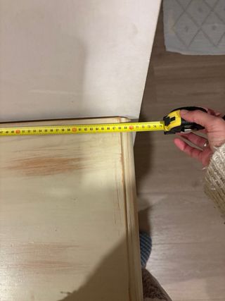 Consola vintage madera pintada