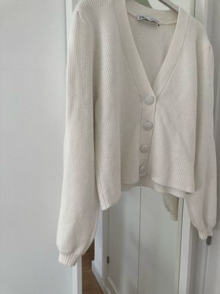 Chaqueta Zara Blanca Talla M