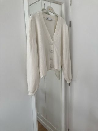Chaqueta Zara Blanca Talla M