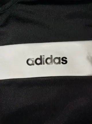 Sudadera Adidas Negra y Blanca