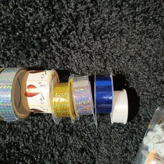 Lote cintas y lazos para regalos