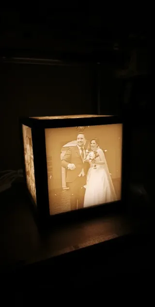 Lampara litofania 3D