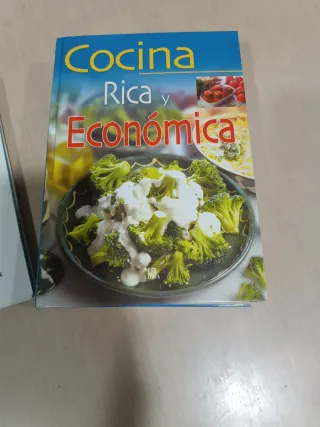 Lote de dos libros de cocina