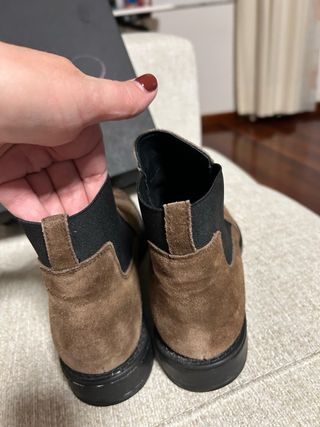 Botines Alpe Serraje Marrón Talla 37