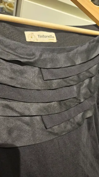 Vestido negro corto Tintoretto