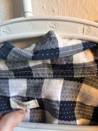 Camicia scout vintage a quadri