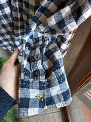Camicia scout vintage a quadri