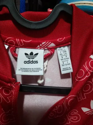 Chaqueta Bomber Adidas Roja