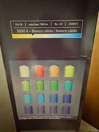 Piantana LED con telecomando e luci rgb - nuovo