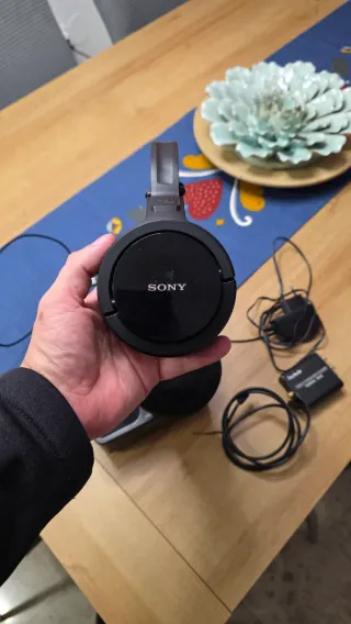 Cascos Sony para TV transmisor estéreo RF Sony TMR