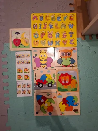 Puzzles infantiles de madera varios diseños