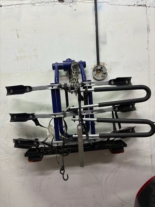 Portabicicletas bola remolque 3 bicis