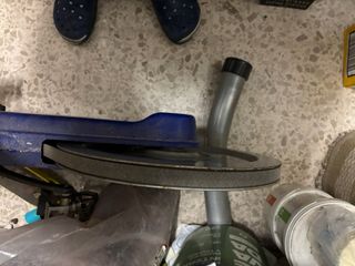 Bicicleta Estática Azul y Gris Salter fitness