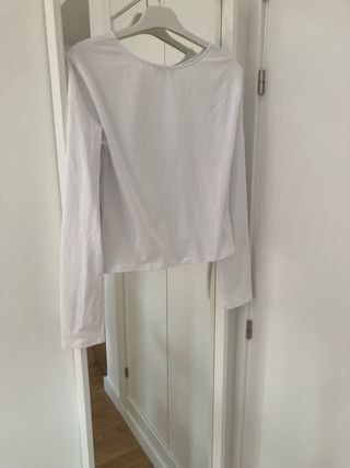 Camiseta Zara Blanca Talla S