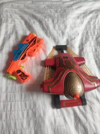 Lote de Coches, excavadora, pistolas, camiones