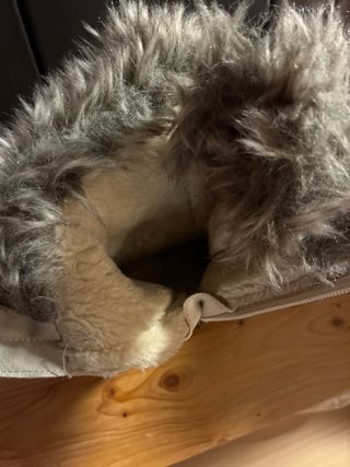 Botas de nieve apre esquí beige y gris talla 37