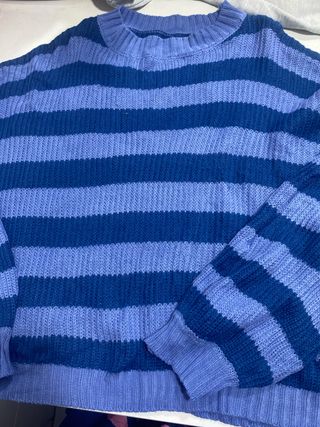 Jersey de rayas azul