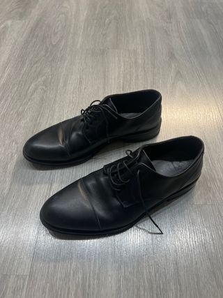 Zapatos Oxford Piel Hombre Negros