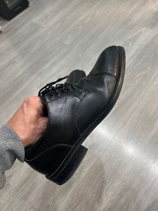 Zapatos Oxford Piel Hombre Negros