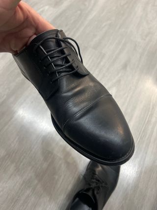 Zapatos Oxford Piel Hombre Negros