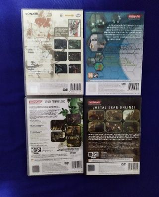 Pack Metal Gear Solid PS2 (4 Juegos)