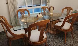 Mueble de salón madera maciza