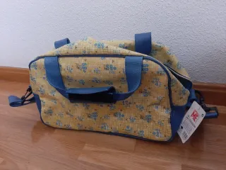 Maleta infantil Minions azul y amarilla