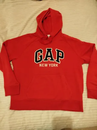 Sudadera Gap Roja con Logo New York