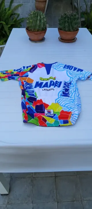 Maillot Ciclismo Mapei Bricobi Talla L