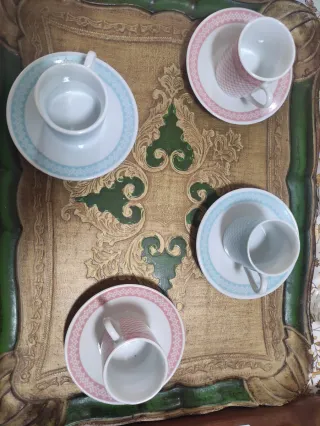 Juego de café de porcelana