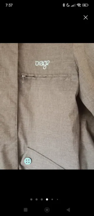 Chaqueta de esquí Orage verde