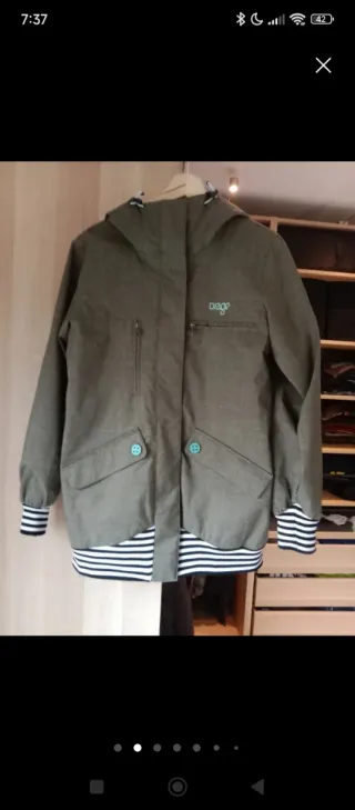 Chaqueta de esquí Orage verde