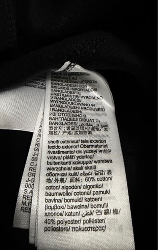 Felpa Tommy Hilfiger zip integrale XXL nera