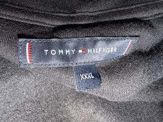 Felpa Tommy Hilfiger zip integrale XXL nera