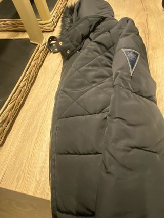 Plumífero Zara Negro Talla XS