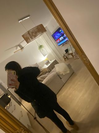 Plumífero Zara Negro Talla XS