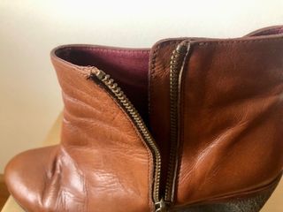Botines de piel marrones. Hispanitas nº40