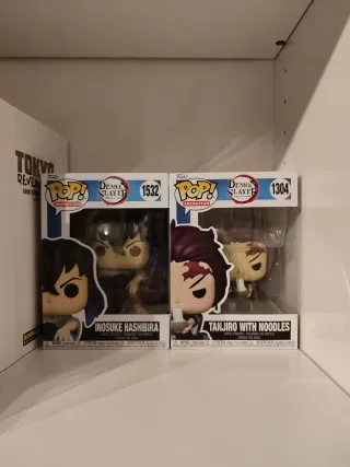 Funko Pop! Demon Slayer Inosuke y Tanjiro