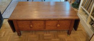 Mesa de centro extensible de madera