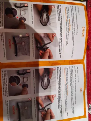 Mascara LED Purga Roja y Azul