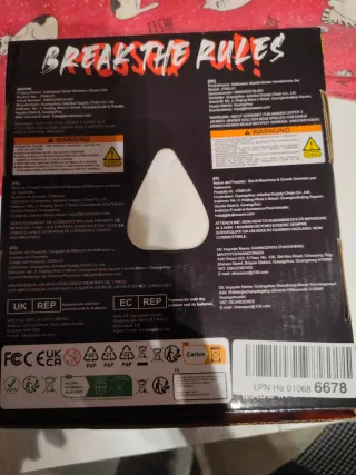 Mascara LED Purga Roja y Azul