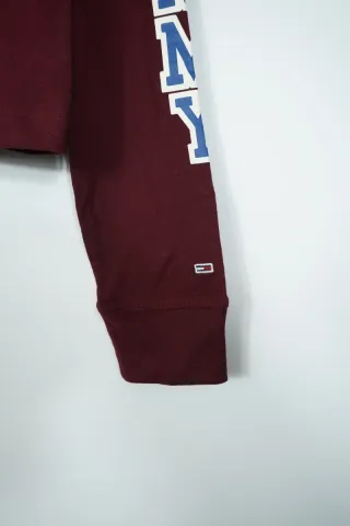 Camiseta larga Tommy Hilfiger Roja Talla S