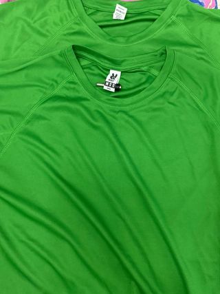 2 Camisetas Roly Naranja Talla S y Verde Talla M U