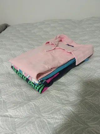 Lote 3 Camisetas Manga Larga Niña