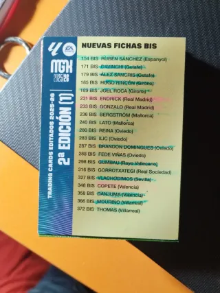 Cromos Fútbol MGK 2025/26 2ª Edición