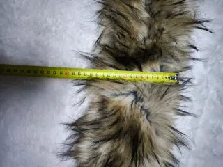 Bufanda Collar Pelo Sintético Negro Marrón