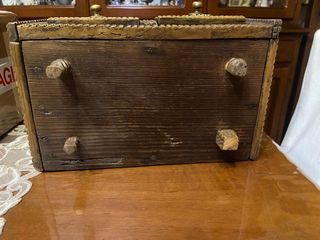 Scatola in legno antica french trump