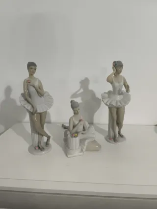 Figuras de porcelana de bailarinas