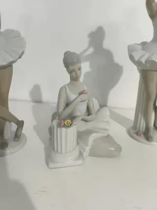 Figuras de porcelana de bailarinas